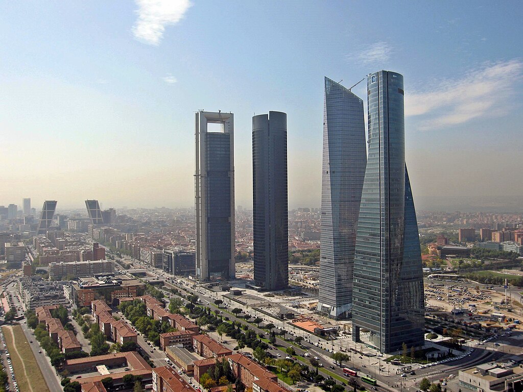 Vista aérea de Madrid